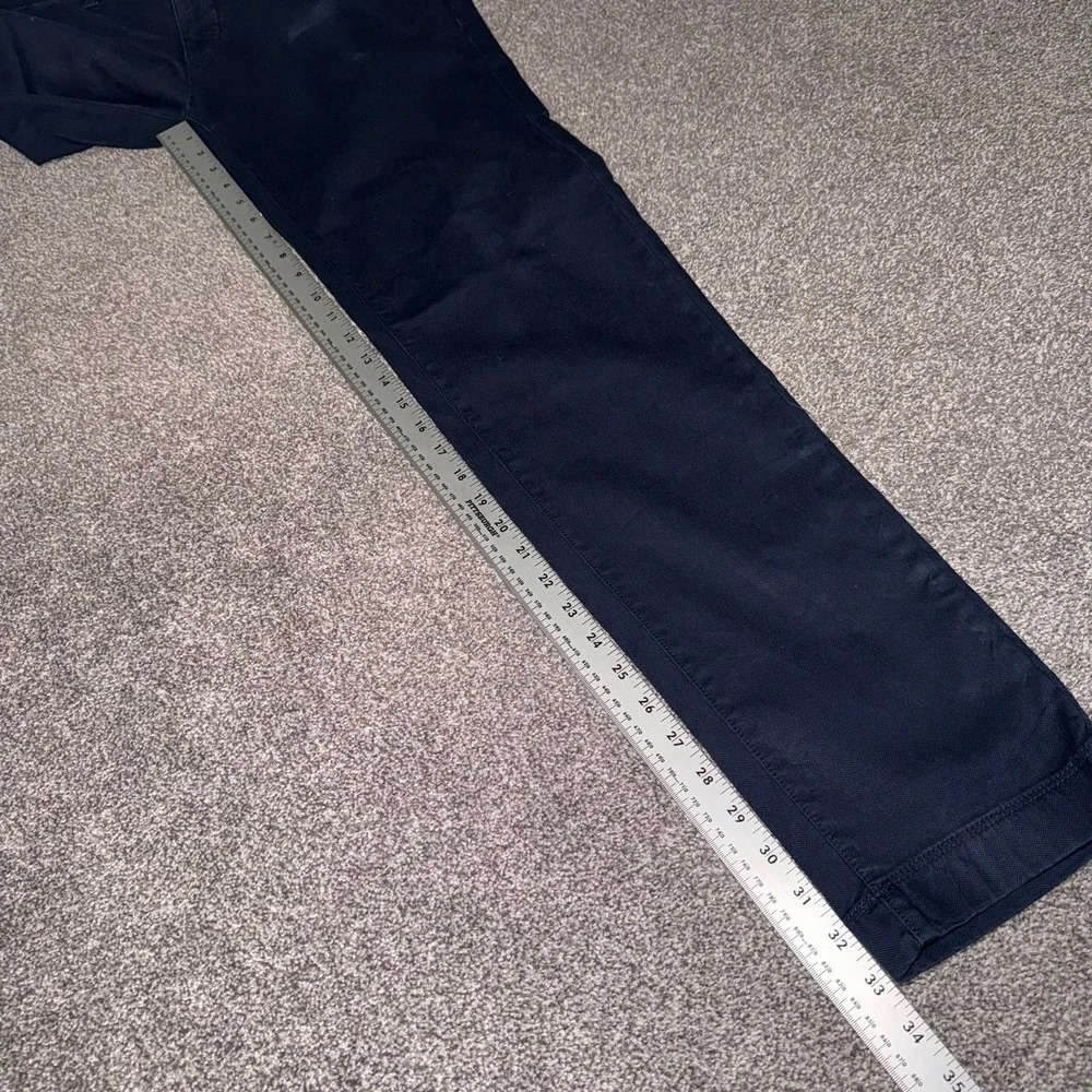Marc O'Polo Men's Navy Blue Straight Leg Mod‎ Stig Shaped Fit Pants Size 32x34